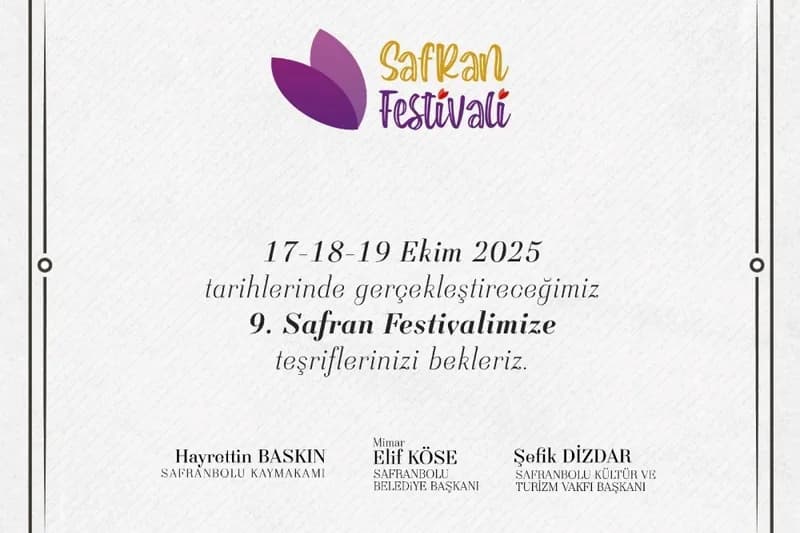 Safranbolu’da Safran Zamanı: 9. Safran Festivali 17-19 Ekim’de Başlıyor — görsel 3